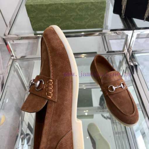 Gucci Classic Men's Horseneck Buckle loafersFeaturing a classic design and intricately embel3m522jwc - Image 6