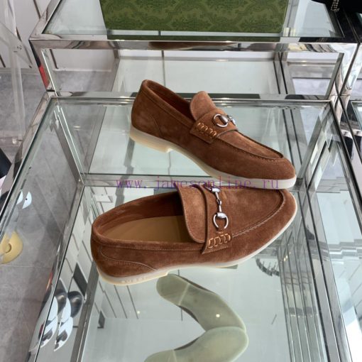 Gucci Classic Men's Horseneck Buckle loafersFeaturing a classic design and intricately embel3m522jwc - Image 9