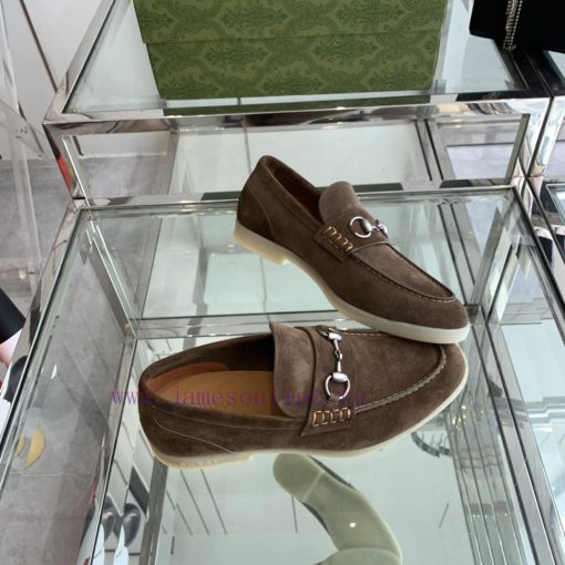 Gucci Classic Men's Horseneck Buckle loafersFeaturing a classic design and intricately embel8h105pnj - Image 9