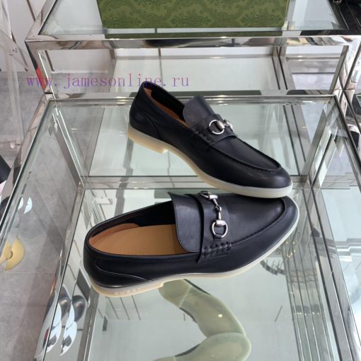Gucci Classic Men's Horseneck Buckle loafersFeaturing a classic design and intricately embel0lis70a1 - Image 9