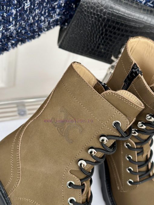 Celine | Celine's 24 Autumn/Winter New Product - Thick soled Martin Boots That Cannot Be Kicnxz2stgz - Image 9