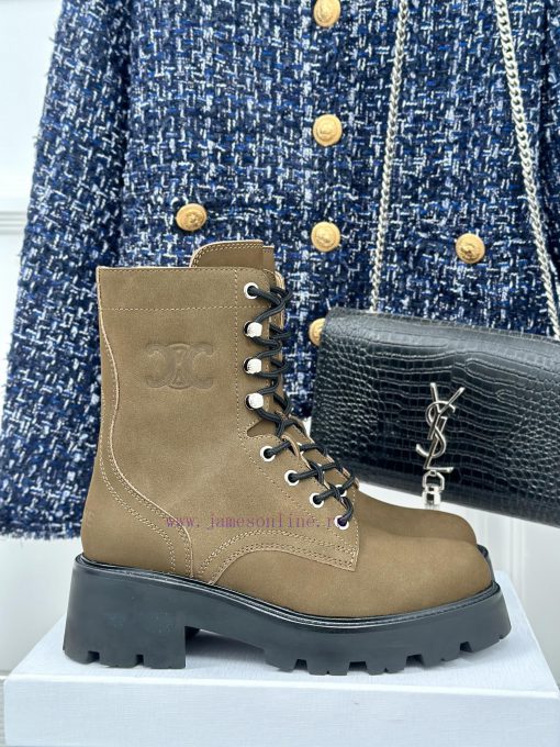 Celine | Celine's 24 Autumn/Winter New Product - Thick soled Martin Boots That Cannot Be Kicnxz2stgz - Image 11