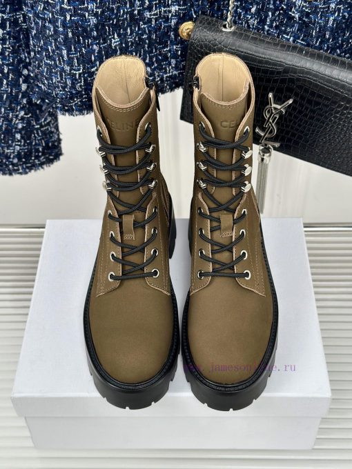 Celine | Celine's 24 Autumn/Winter New Product - Thick soled Martin Boots That Cannot Be Kicnxz2stgz - Image 14