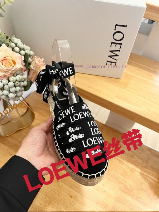 Brand LoeweLOEWE Thick soled Fisherman's Shoes Women's CashmereAnagram grass shoesColor Apri95bjvaei - Image 4
