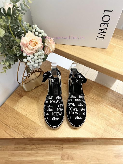 Brand LoeweLOEWE Thick soled Fisherman's Shoes Women's CashmereAnagram grass shoesColor Apri95bjvaei - Image 5