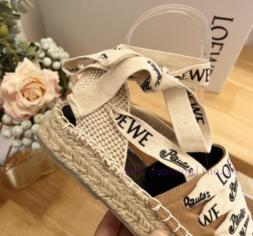 Brand LoeweLOEWE Thick soled Fisherman's Shoes Women's CashmereAnagram grass shoesColor Aprideem2w2j - Image 19
