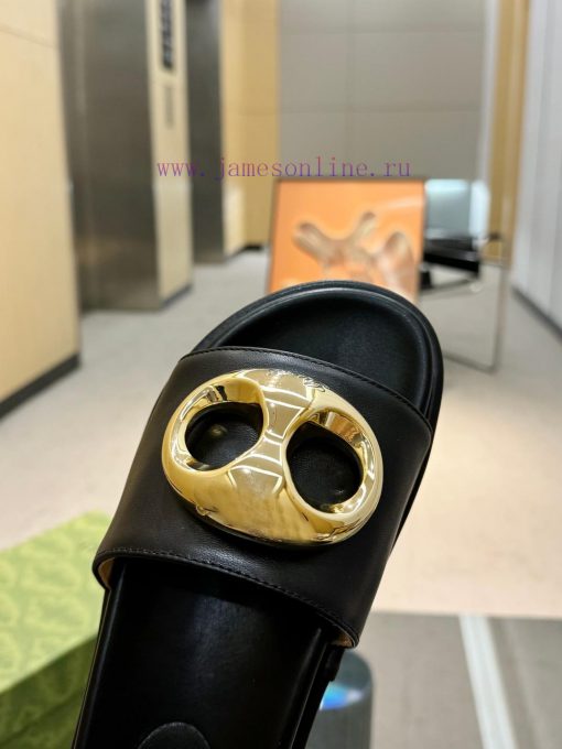 Full year shipment, Gucci's latest limited edition thick soled slippers of top quality are asmlusaa9 - Image 4