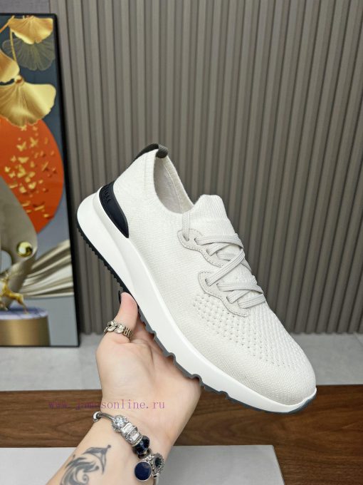 Men's shoes (Brunello cucinelli),The fabric is made of cashmere and fly woven sheepskin, andbsb7yqav