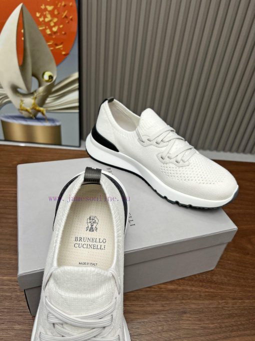 Men's shoes (Brunello cucinelli),The fabric is made of cashmere and fly woven sheepskin, andbsb7yqav - Image 5