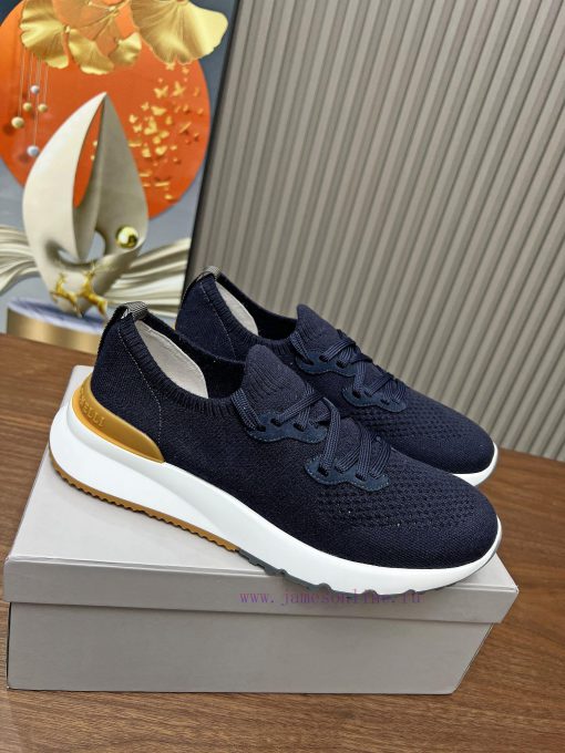 Men's shoes (Brunello cucinelli),The fabric is made of cashmere and fly woven sheepskin, andpq5edphk - Image 4