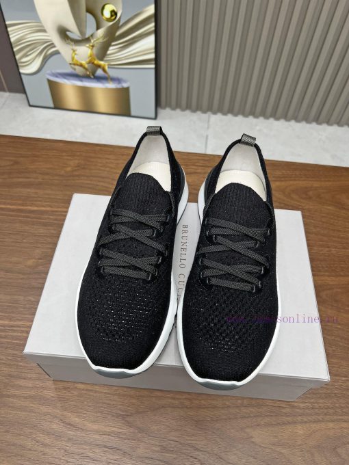 (brunellocucinelli),Men's shoe material cashmere+fly woven sheepskin lining, packaging, all lnp4q5az - Image 3