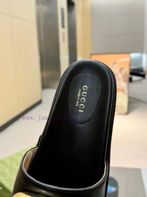 Full year shipment, Gucci's latest limited edition thick soled slippers of top quality are asmlusaa9 - Image 18