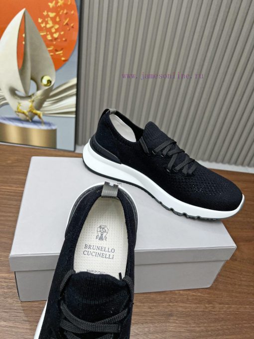 (brunellocucinelli),Men's shoe material cashmere+fly woven sheepskin lining, packaging, all lnp4q5az - Image 8