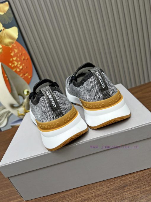 Men's shoes (Brunello cucinelli),The fabric is made of cashmere and fly woven sheepskin, andr2urmnni - Image 5