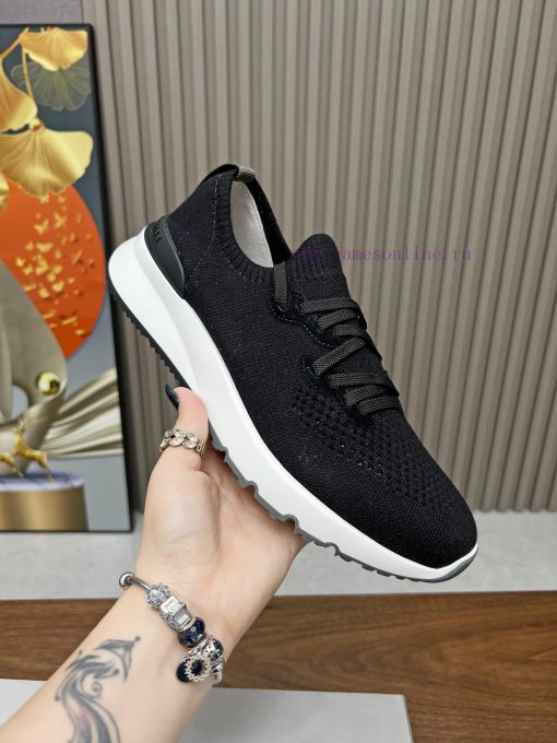 (brunellocucinelli),Men's shoe material cashmere+fly woven sheepskin lining, packaging, all lnp4q5az - Image 14