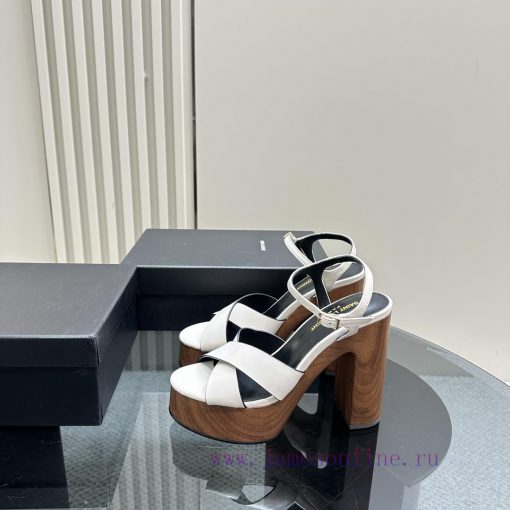 Saint Laurent YSL flagship waterproof platform hate too high diamond grid sandalsHigh end cu41hg23dc