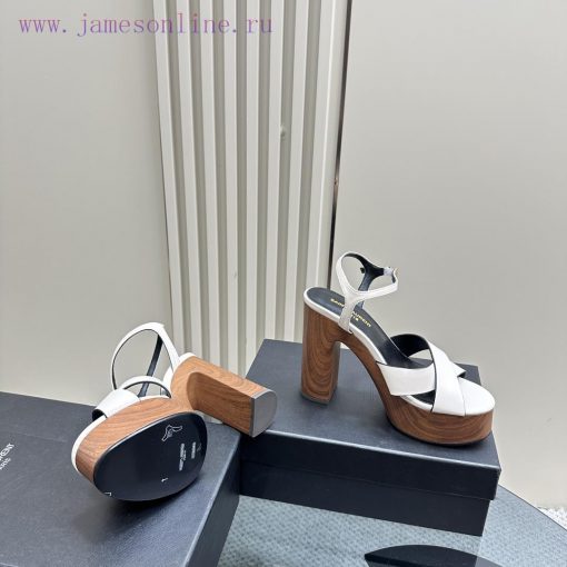 Saint Laurent YSL flagship waterproof platform hate too high diamond grid sandalsHigh end cu41hg23dc - Image 5