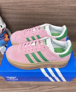 Top Adidas originals Gazelle comfortable, trendy, thick soled, wear-resistant, anti slip, he71ce1e21