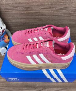 Top Adidas originals Gazelle comfortable, trendy, thick soled, wear-resistant, anti slip, he69acerei