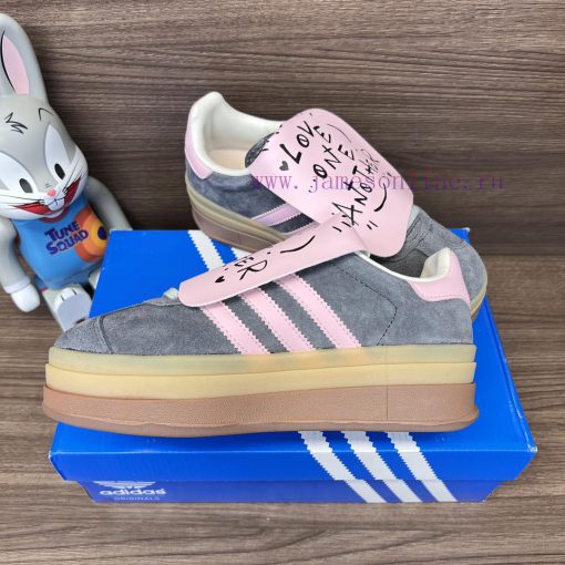 Top Adidas originals Gazelle comfortable, trendy, thick soled, wear-resistant, anti slip, he01110rmo - Image 9
