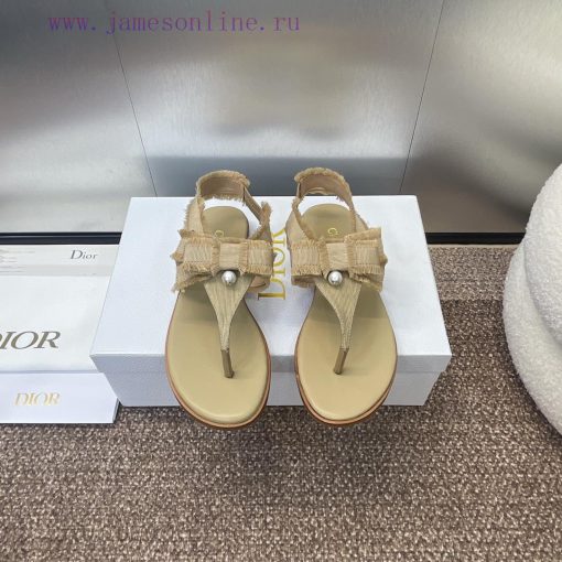 J'ADIOR tassel woven women's shoes Dior 2024 spring/summer fashion show new Adiorble flip flqqknnwhf