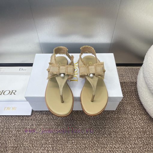 J'ADIOR tassel woven women's shoes Dior 2024 spring/summer fashion show new Adiorble flip flqqknnwhf - Image 2