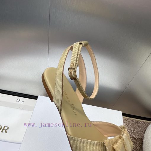 J'ADIOR tassel woven women's shoes Dior 2024 spring/summer fashion show new Adiorble women'somkj0vwc - Image 9