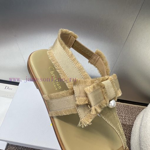 J'ADIOR tassel woven women's shoes Dior 2024 spring/summer fashion show new Adiorble flip flqqknnwhf - Image 9