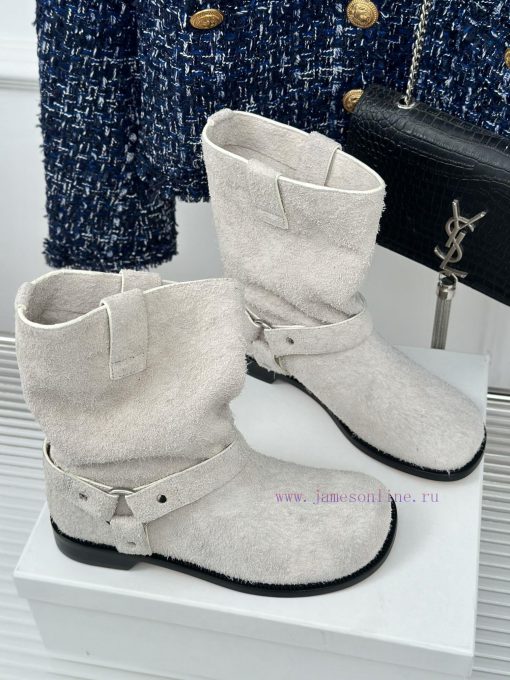 Loewe | Loewe 24S Early Autumn New Short BootsCrazy Grass Planting Simple Design Feels clean9lky3aid - Image 4