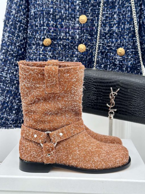 Loewe | Loewe 24S Early Autumn New Short BootsCrazy Grass Planting Simple Design Feels clean715wu64m - Image 2