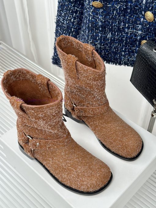 Loewe | Loewe 24S Early Autumn New Short BootsCrazy Grass Planting Simple Design Feels clean715wu64m - Image 5