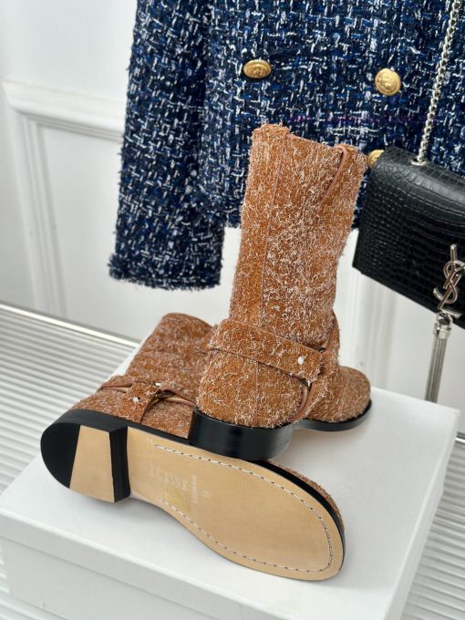 Loewe | Loewe 24S Early Autumn New Short BootsCrazy Grass Planting Simple Design Feels clean715wu64m - Image 10