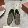 Female male 10Loro Pian * Classic Popular LP Top British Tassel Flat Hairy loafers Upgraded z5x8hh28