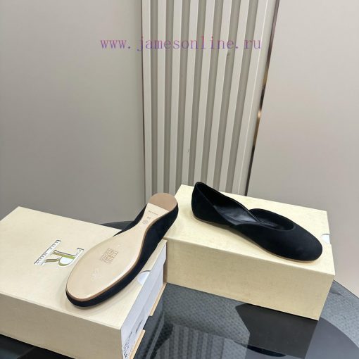 The row2024 new niche French Mary Jane single shoes Le Fu shoes single shoes women's genuinezsugzcxb - Image 5