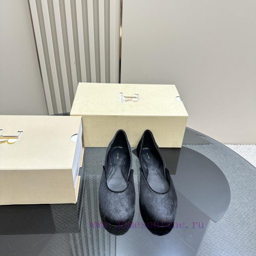 The row2024 new niche French Mary Jane single shoes Le Fu shoes single shoes women's genuine8p51m3s0 - Image 3