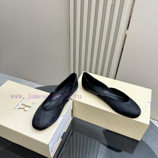 The row2024 new niche French Mary Jane single shoes Le Fu shoes single shoes women's genuine8p51m3s0 - Image 4
