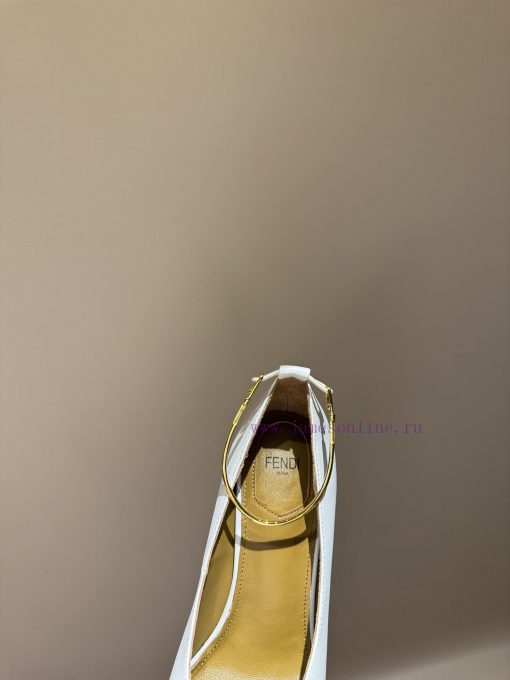 The mostFendi 24ss Fendi Series Double FF Square Head High Heel SandalsFeaturing a tapered ti5rxucpj - Image 6