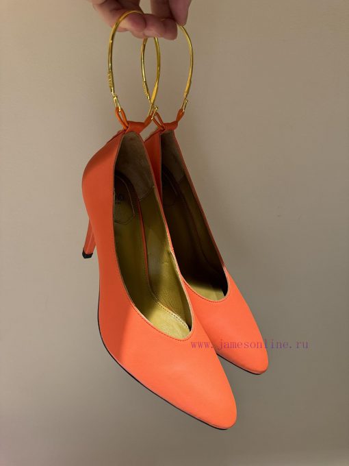 The mostFendi 24ss Fendi Series Double FF Square Head High Heel SandalsFeaturing a tapered tjw4c3708 - Image 10