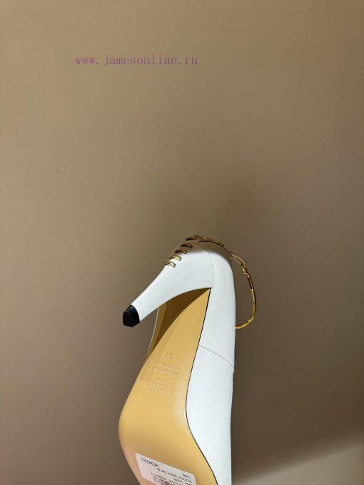 The mostFendi 24ss Fendi Series Double FF Square Head High Heel SandalsFeaturing a tapered ti5rxucpj - Image 9