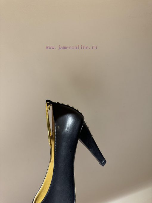 The mostFendi 24ss Fendi Series Double FF Square Head High Heel SandalsFeaturing a tapered t16ctqq29 - Image 7