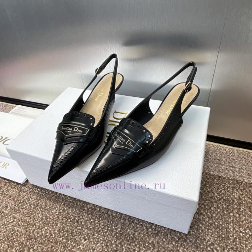 Dior 2024 Spring/Summer Boy-D with punched block style pointed high-heeled women's sandals, mwxy42fi - Image 3