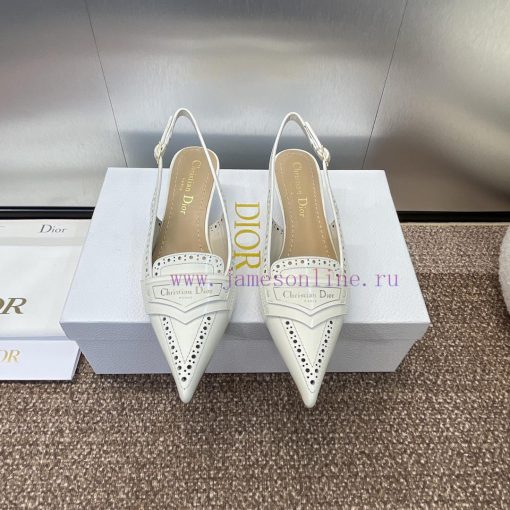 Dior 2024 Spring/Summer Boy-D with punched block style pointed high-heeled women's sandals, s8tmp0w3