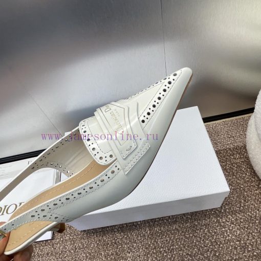 Dior 2024 Spring/Summer Boy-D with punched block style pointed high-heeled women's sandals, s8tmp0w3 - Image 8
