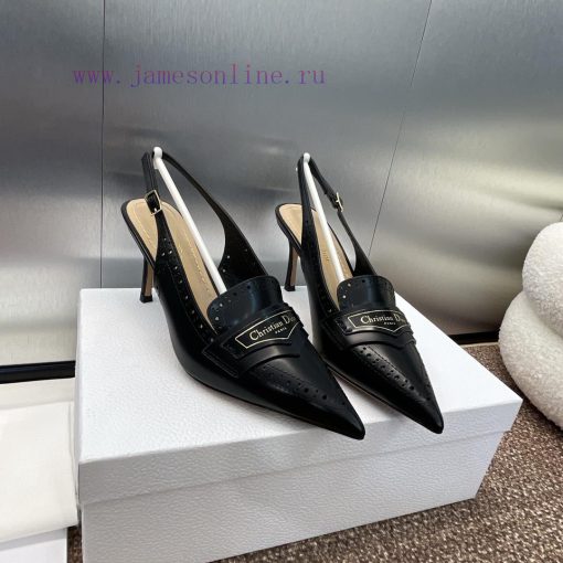 Dior 2024 Spring/Summer Boy-D with punched block style pointed high-heeled women's sandals, 2mjvv2gl - Image 4