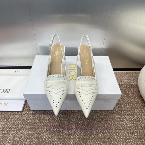 Dior 2024 Spring/Summer Boy-D with punched block style pointed high-heeled women's sandals, ssps2g6i