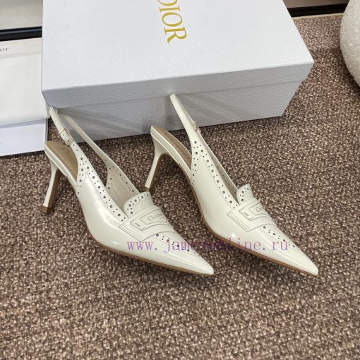Dior 2024 Spring/Summer Boy-D with punched block style pointed high-heeled women's sandals, ssps2g6i - Image 6