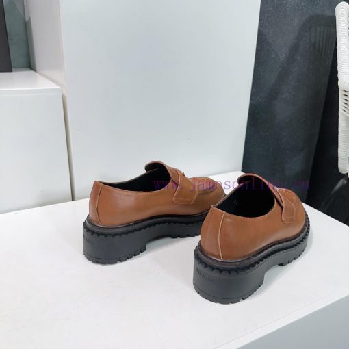 Top quality PRADA 24ss autumn and winter sponge cake thick sole retro rubbing classic triangweumvnfx - Image 9