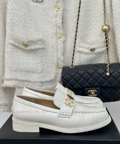 Chanel | Chanel Classic Double C GoldFour Leaf Clover Gold Coin Le Fu Shoes Single ShoesLe F2fvphm5g