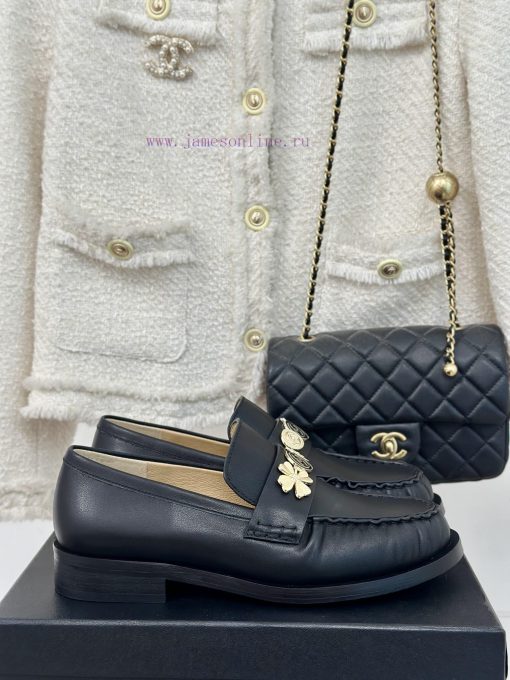 Chanel | Chanel Classic Double C GoldFour Leaf Clover Gold Coin Le Fu Shoes Single ShoesLe Fz9ehdqrd