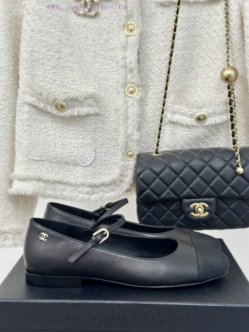 Chanel | Chanel 24P Autumn/Winter New Product ShowMary Jane shoes with thick heels in a singlbqucqnf